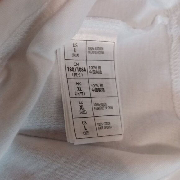 Shanghai Disney Resort T-Shirt With Skyline & Castle Design wht/blue/gold XLarge - Picture 13 of 15